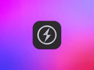 Drive Charge App app icon app logo big sur branding design energy logo lighting bolt logo logo design macos icon
