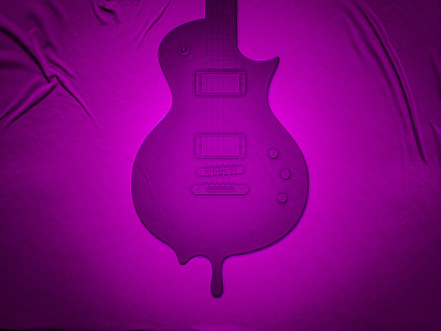 Guitar Cream design guitar icecream illustration poster