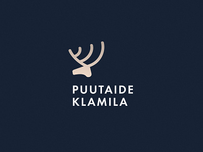 Puutaide Klamila logotype branding design illustration logo logo design logodesign logotype vector