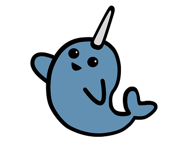 Narwhal illustration narwhal sketch whale