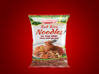 Packaging design - Red Rice Noodles graphic design illustration logo packaging design