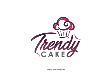 Logo design - Trendy Cake branding design graphic design illustration logo packaging design