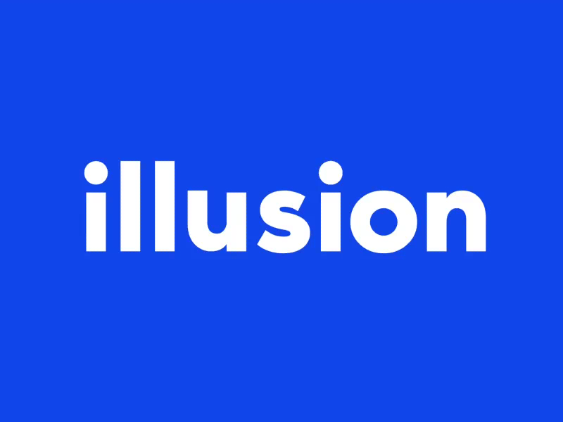 Illusion 2d animation motion shapes type type motion typeface typography