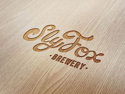 Sly Fox Brewery Logo brewery fox logo typography