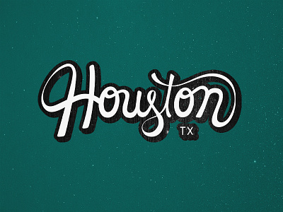 Houston font houston illustration illustrator texas type typography vacation