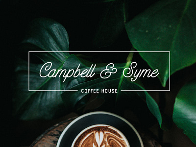 Campbell & Syme Coffee House branding campbell syme coffee design font logo typography