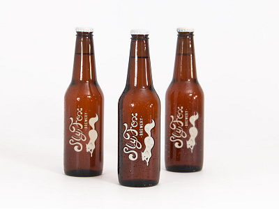 Sly Fox Brewery Bottles bottles branding brewery concept design fox identity logo packagin sly fox brewery