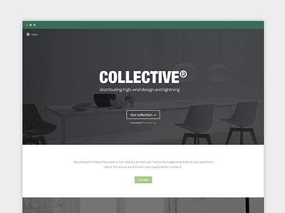 Collective landing page