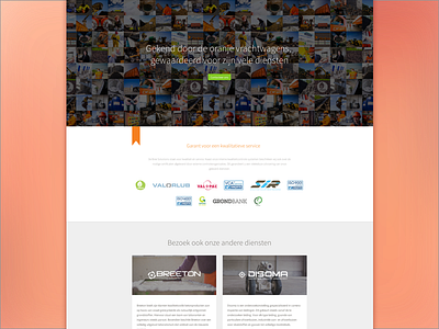 De Bree quality page flat mosaic quality simple webdesign website