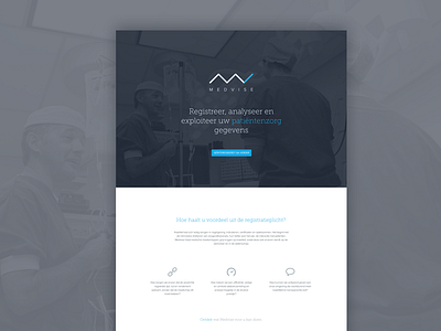 Medvise landing page