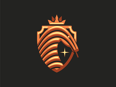 Komodo Dragon Shield Logo