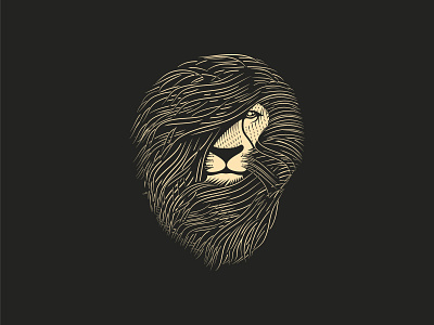 Charming Lion Logo animal barber beast brand branding dazzling design hairstyle handsome illustration leader lion lioness logo logos mammal modern premium unique wild