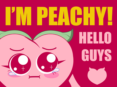 Peachy - Mascot Design animation art branding design digital figma graphic design illustration illustrator logo mascot vector