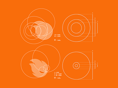 TerabyteShop Mascot - Grid brand fibonacci fire gamer gamer logo golden ratio grid logo logo design logo grid logo grids tecnology