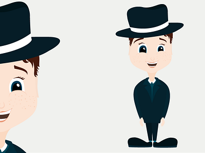 Mr. Londoner character character design illustration