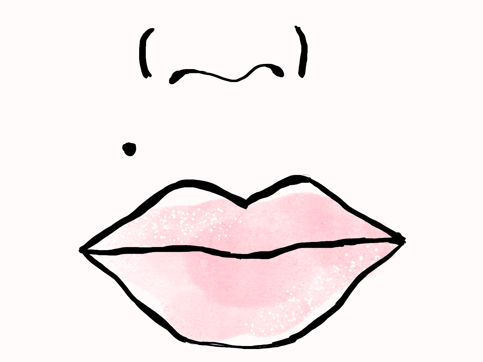 Lips animation gif illustration motion