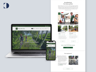 VIET NAM BIKE TOURS l Web Design 3d animation app design brand design branding graphic design logo logo brand design logo design motion graphics ui ui design ui ux ui ux design ui web web design website design