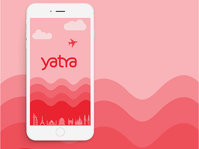 Imporved version of the unsolicited yatra spalsh screen splash screen travel
