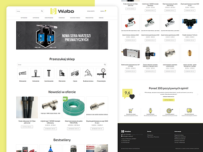 e-Wabo - woocommerce store ecommerce hardware tools icons shop store ui website design woocommerce wordpress