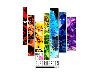 A guide to LGBTQ superheroes Booklet vol.1