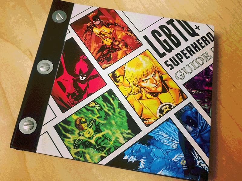 Final Printed and Bound version dc design communication lgbtq marvel superheroes