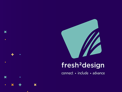 fresh2design Vertical f2d fresh2design logo rebrand vertical