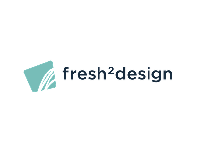 Fresh2design Horizontal Layout Logo f2d fresh2design logo rebrand