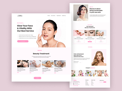 Spa & Beauty Landing Page