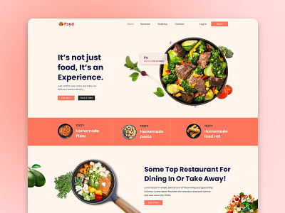 Restaurant web design