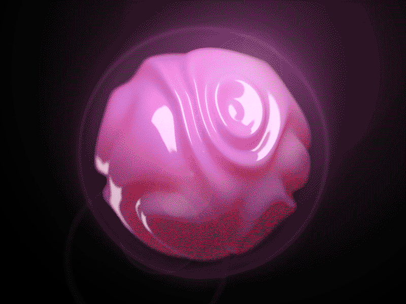 Learning Loader 3d animation blender3d blob bubble cool displace gif gum learn pink