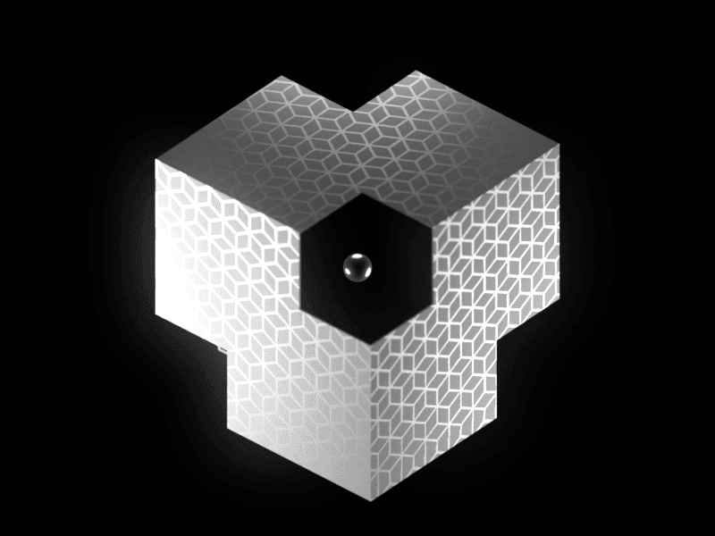 Master Calculation 3d blackandwhite blender3d cube future iso isometric loading rotate