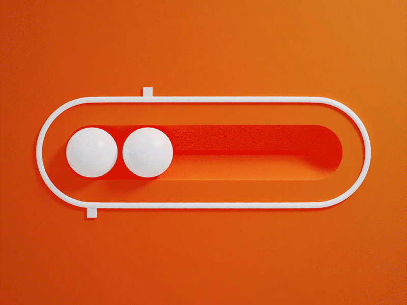 Orange Animation 1 3d 3d animation animation blender3d circle gif icon interface loadbar loading loop orange white