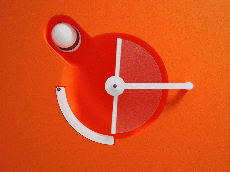 Orange Animation 13 3d animation ball blender blender3d circle cool design gif interface load loading loop orange spin white