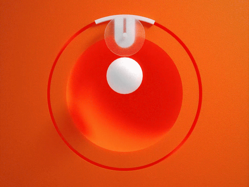 Orange Animation 16 3d animation ball blender blender3d circle cool design gif interface load loading loop orange spin ui white