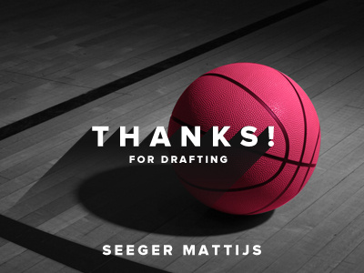 Thanks Seeger Mattijs debut dribbble first lovely seeger shot