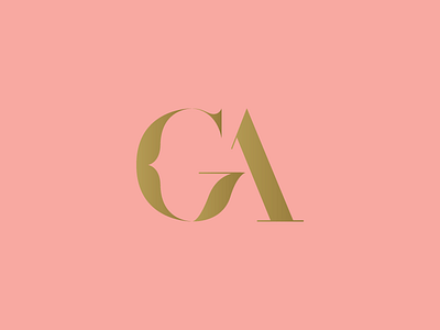 G&A Monogram | Logo a design g gold icon lettering logo love monogram symbol type typography