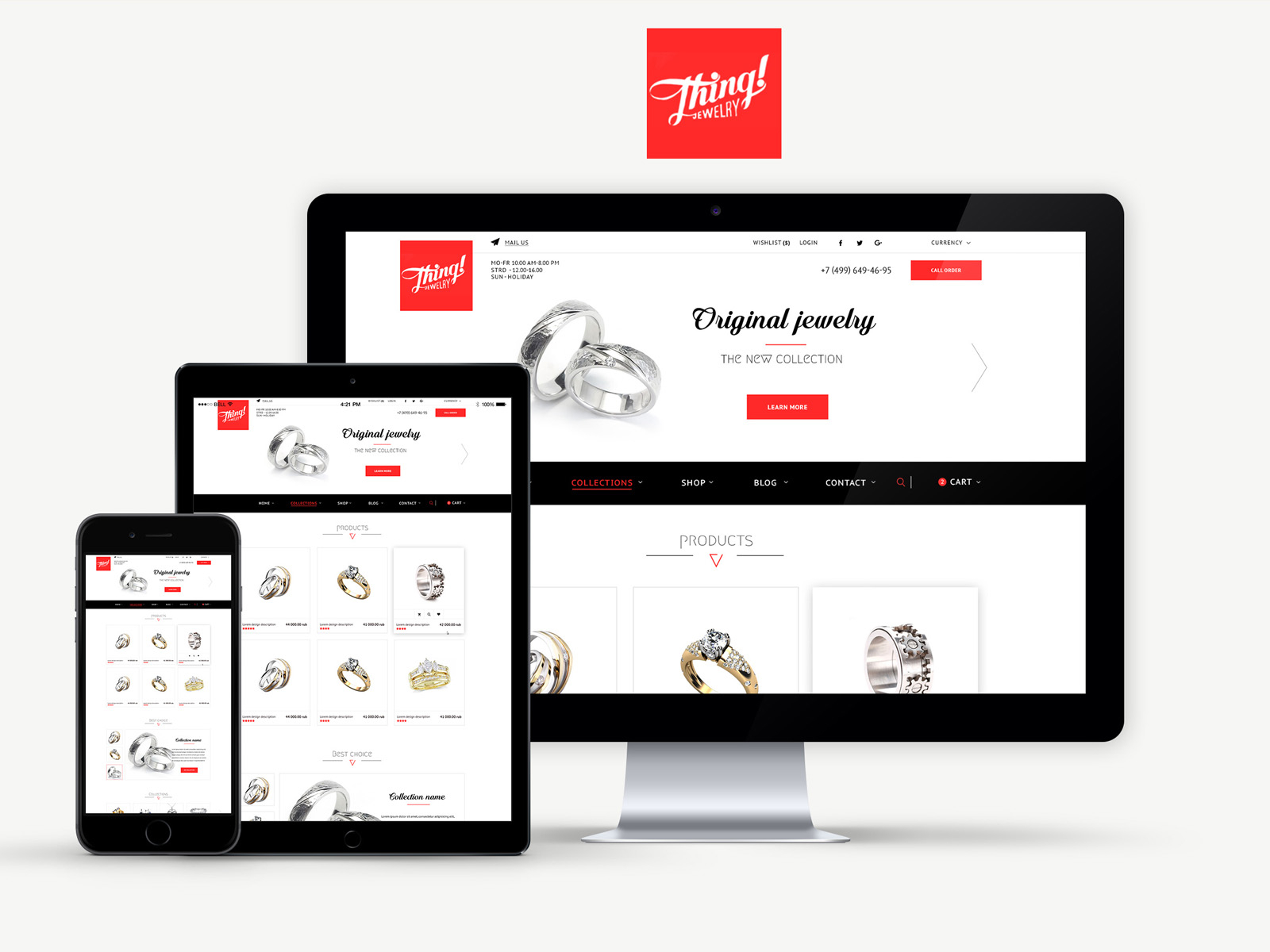 Thing Jewerly Shop by Alejandro on Dribbble