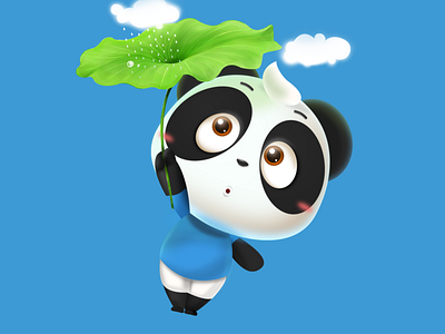 Mascot Panda chinese characteristic enterprise mascot