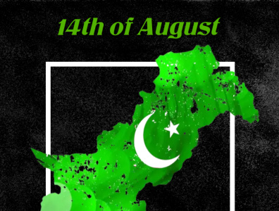 14 august social media post 14 august 14 august post design flyerdesign graphic design independance day deisgn pakistan map pakistan post design post design