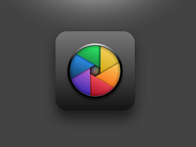 The Most Colorful Camera aperture app camera color icon ios ui ux