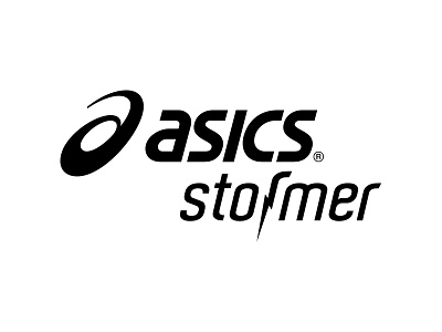 Asics asics logo sport shoe stormer