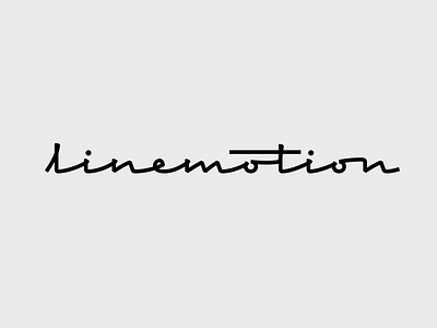 Linemotion Logotype custom lettering lettering logo logotype