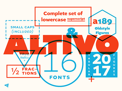 Altivo Typeface font typeface typography