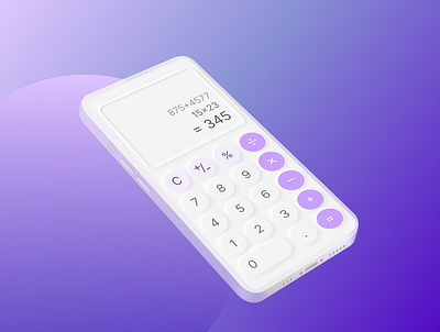 Calculator [Daily UI #004] calculator dailyui design neumorphism