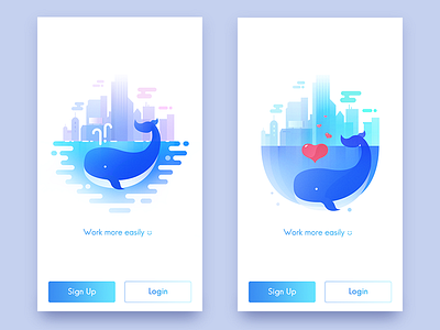 Login page app icon illustration login signup ui