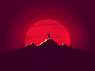 Illustration   Sunset - NO.2