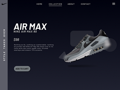 NIKE shopping page app branding design graphic design illustration logo typography ui ux vector