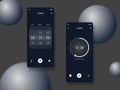 Countdown Timer app design graphic design illustration logo timer ui ux vector