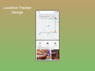 Location Tracker Design app branding dailyui design graphic design illustration location tracker logo tracker typography ui ux vector
