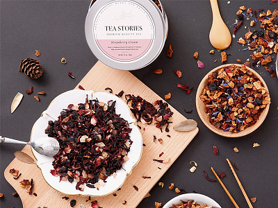 "TEA STORIES" product duitang package design tea